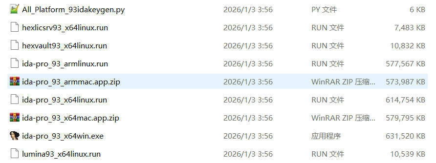 全平台IDA Pro 9.3beta泄露版+注册机-黑猫博客