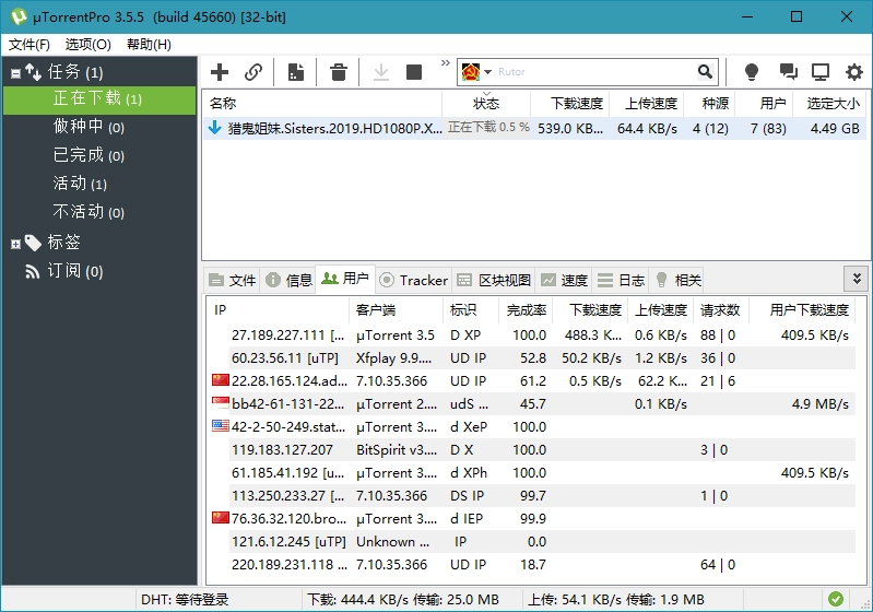 BT下载 uTorrent Pro v3.6.0.47222-黑猫博客
