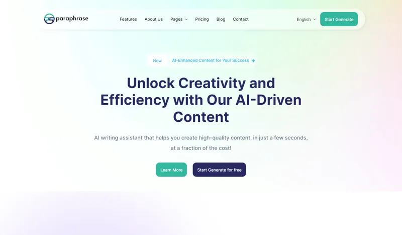 Bootstrap响应式AI写作助手官网源码-黑猫博客