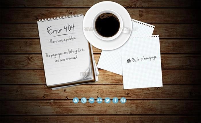 咖啡看书休闲时光404错误页面-黑猫博客