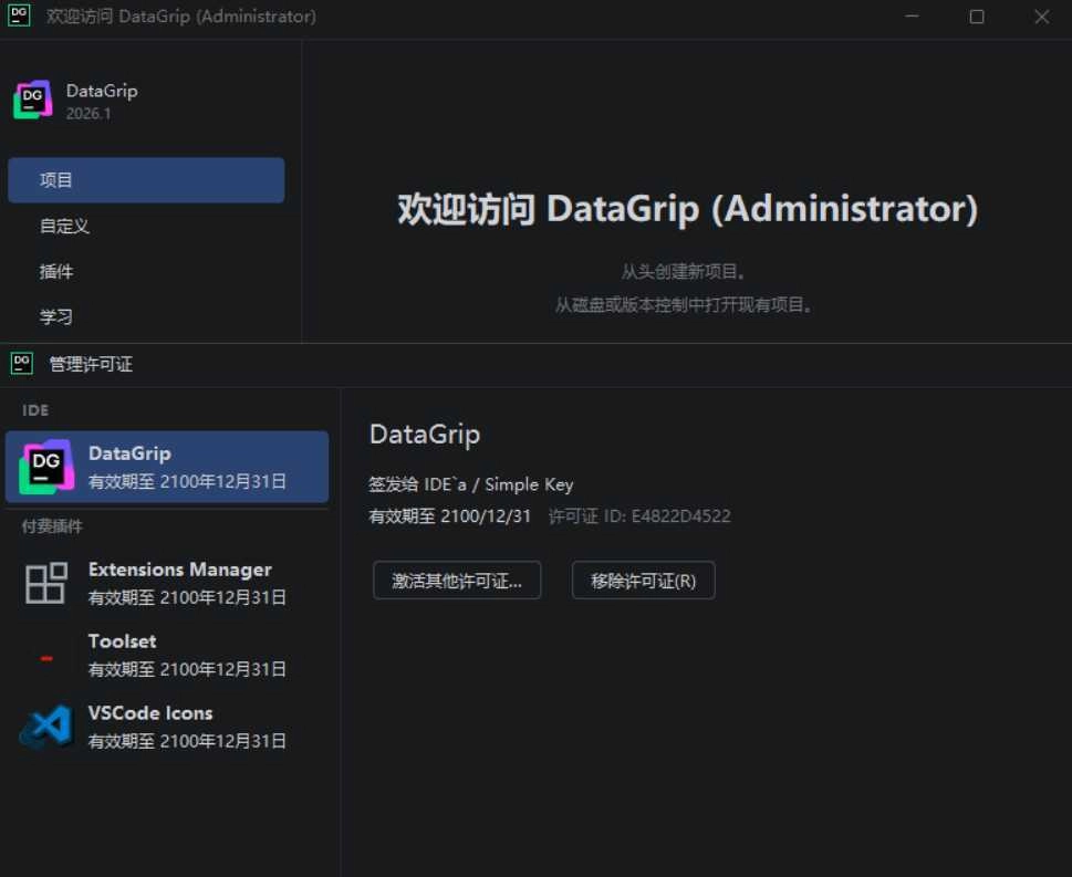 DataGrip v2026.1.0 高级版-黑猫博客