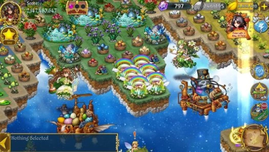 精灵世界种田v5.3.4清爽版★地图最大的合成类休闲单机手游-黑猫博客