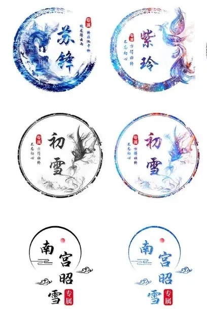 古风姓氏头像制作小程序源码-黑猫博客