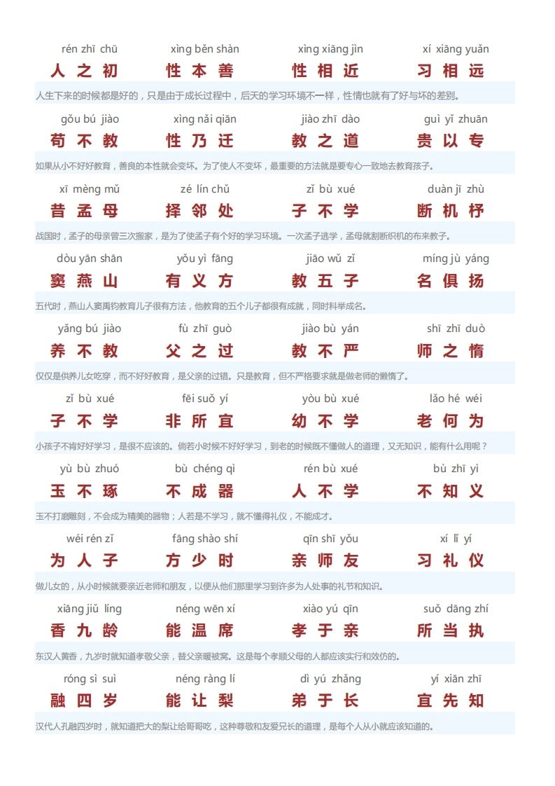 三字经翻译版-黑猫博客