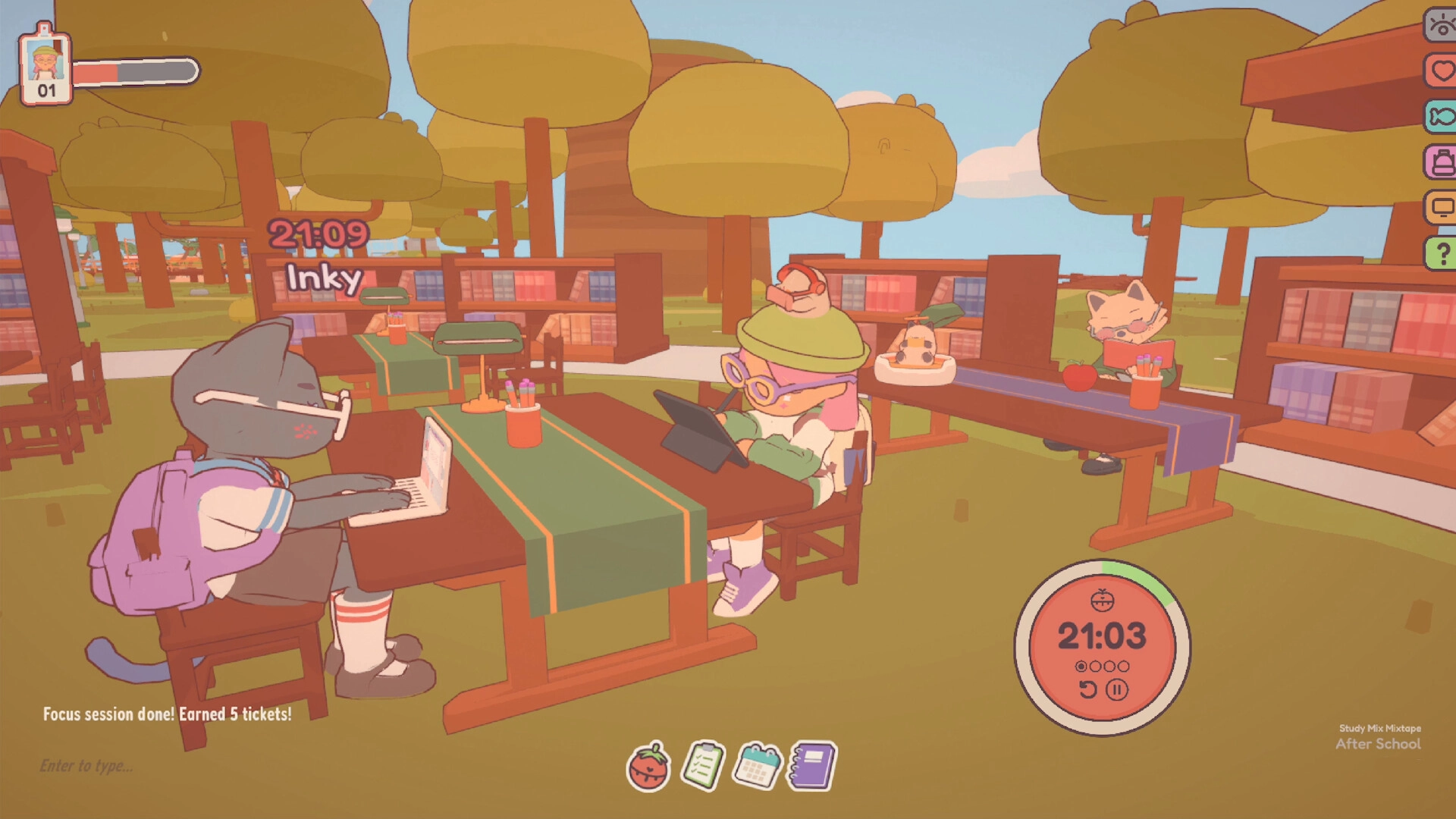 随时在一起: 云自习/On-Together: Virtual Co-Working