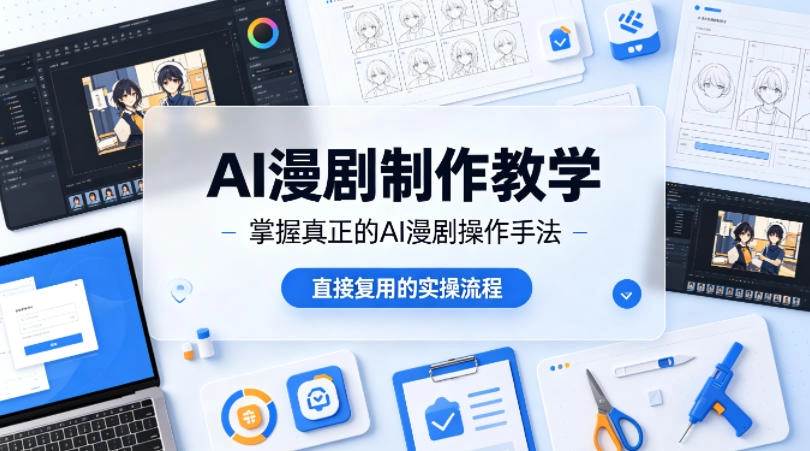 AI漫剧制作教学，带你掌握真正的AI漫剧操作手法，直接复用的实操流程-黑猫博客